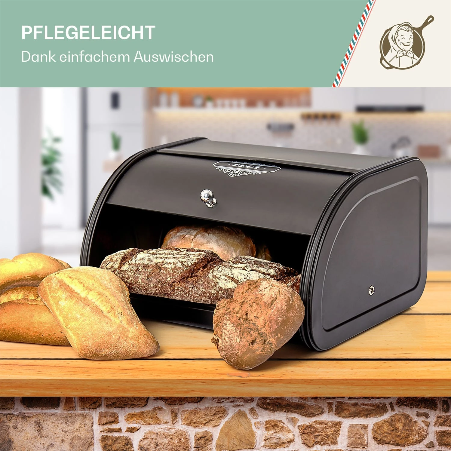 Metallbrotbox Mit Kauf Metallblech Aromadicht Retro-Look 7 Metallbrotbox Mit Kauf Metallblech Aromadicht Retro-Look – Bild 5