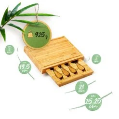 Käsebrett Mit Messerfach 25,2x3x19,5 Cm 4 Spezialmesser Pflegeleicht 15 Käsebrett Mit Messerfach 25,2x3x19,5 Cm 4 Spezialmesser Pflegeleicht -Klarstein Verkaufsgeschäft 10038079 yy 0007 logo