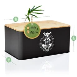 Stigby 2-in-1 Brotkasten Mit Schneidebrett Metallblech Bambus 15 Stigby 2-in-1 Brotkasten Mit Schneidebrett Metallblech Bambus -Klarstein Verkaufsgeschäft 10038084 yy 0007 logo