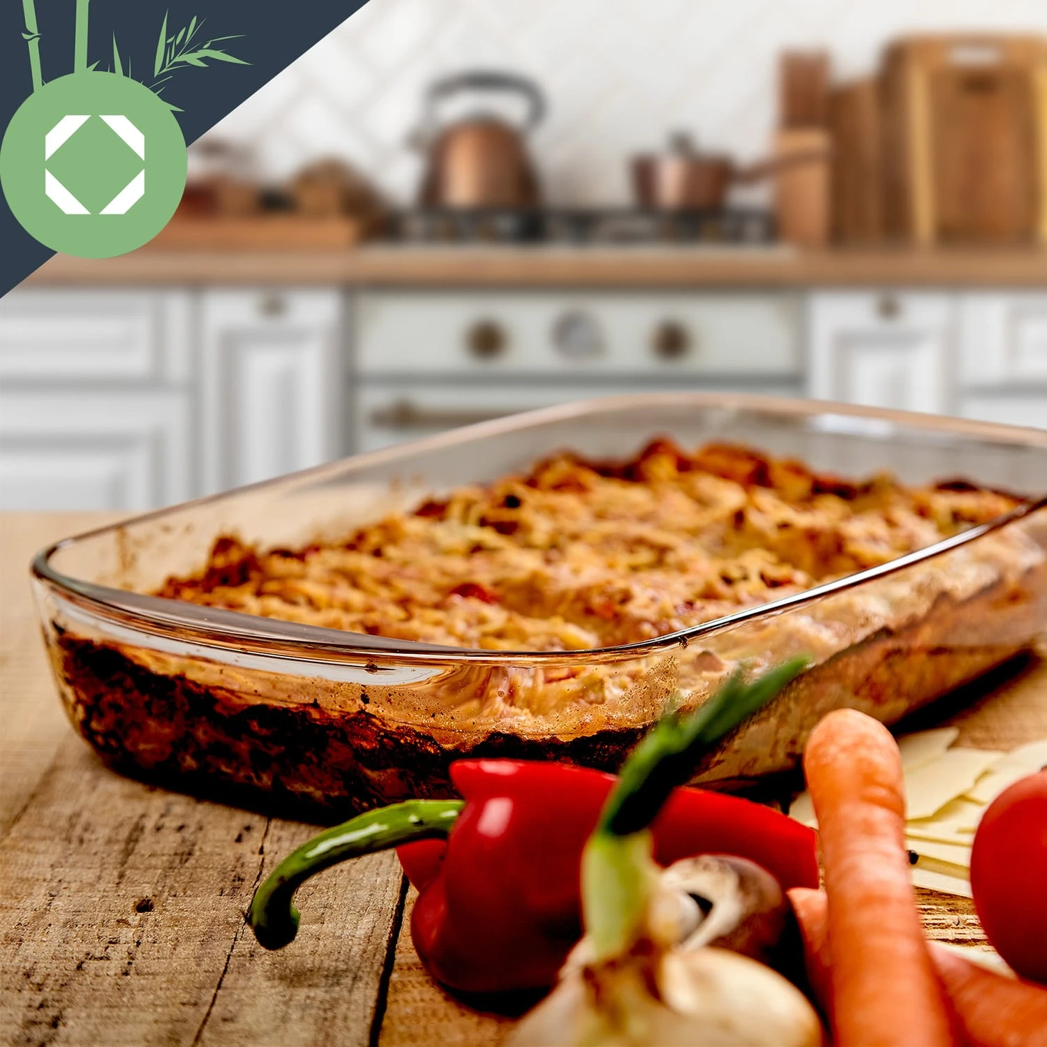 Ofenform 3er-Set Inhalt 3600 Ml 2600 Ml 1600 Ml Glas Backofenfest 8 Ofenform 3er-Set Inhalt 3600 Ml 2600 Ml 1600 Ml Glas Backofenfest – Bild 6