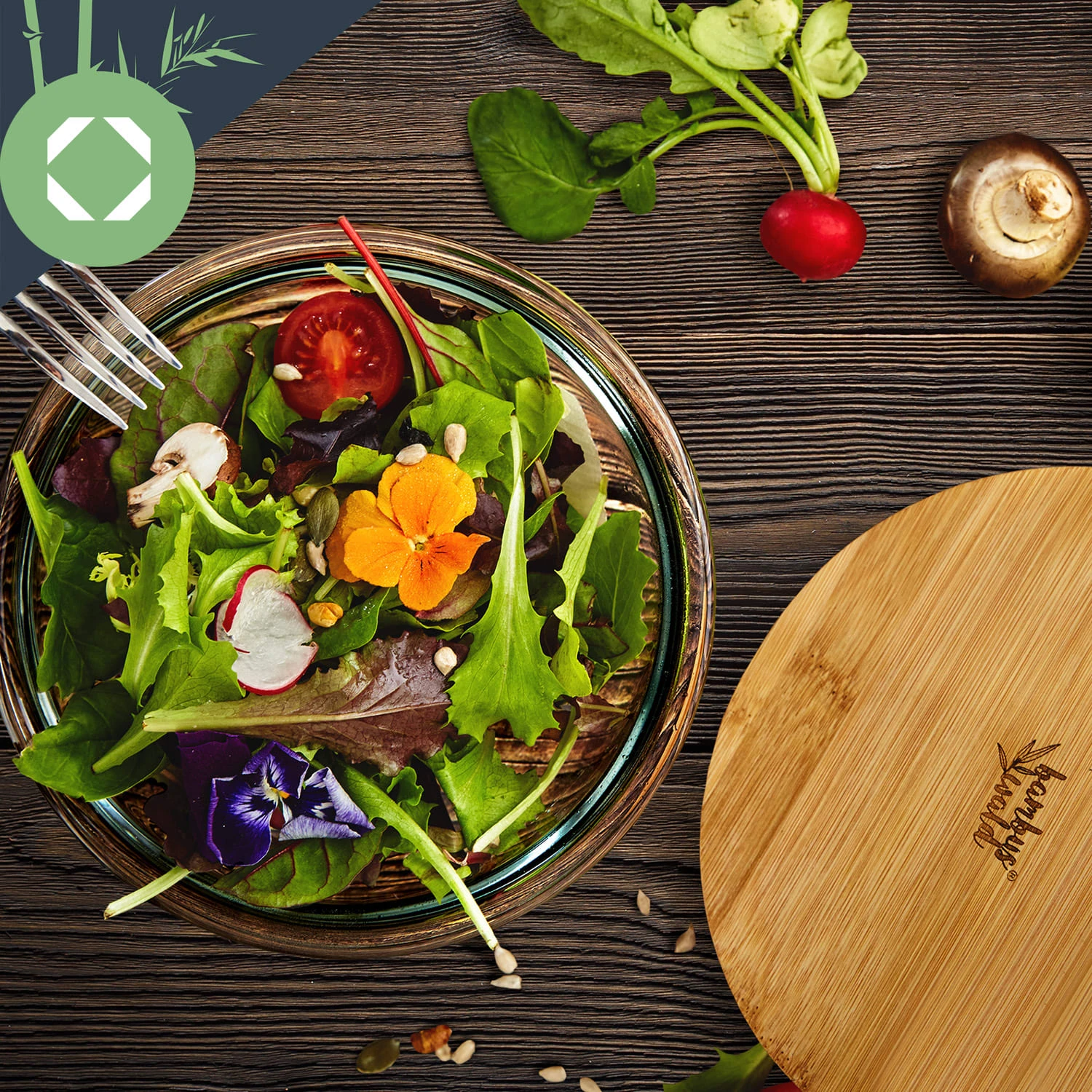 Glasschüssel 1365 Ml Bambusdeckel Verschließbar BPA-frei Größe M 8 Glasschüssel 1365 Ml Bambusdeckel Verschließbar BPA-frei Größe M – Bild 6