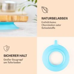 Kindergeschirr Bambusteller & Löffel 250 Ml Inkl. Saugnapf 18 X 18 Cm 10 Kindergeschirr Bambusteller & Löffel 250 Ml Inkl. Saugnapf 18 X 18 Cm -Klarstein Verkaufsgeschäft 10038286 de 0003 logo