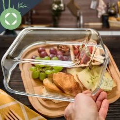 Glas-Servierplatte Luftdicht Geschmacksneutral Spülmaschinenfest -Klarstein Verkaufsgeschäft 10038308 yy 0003 logo