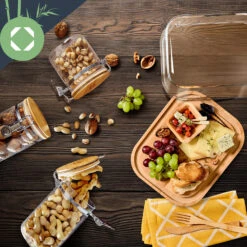 Glas-Servierplatte Luftdicht Geschmacksneutral Spülmaschinenfest -Klarstein Verkaufsgeschäft 10038308 yy 0005 logo