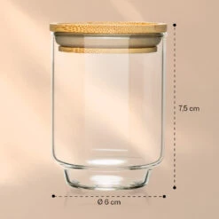 Gewürzgläser Bambusdeckel 10 Stück Je 150 Ml Luftdicht Stapelbar -Klarstein Verkaufsgeschäft 10038311 yy 0008 logo