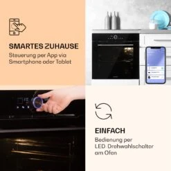 Illuminosa Smart Einbaubackofen 2800W 11 Funktionen App-Steuerung -Klarstein Verkaufsgeschäft 10038335 de 0003 logo