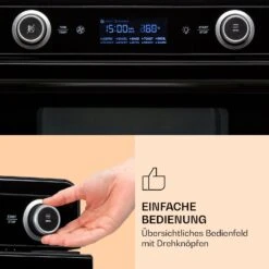 AeroVital Jumbo 3-in-1 Heißluftfritteuse Toaster Dörrautomat 1550 W 18 Liter 12 AeroVital Jumbo 3-in-1 Heißluftfritteuse Toaster Dörrautomat 1550 W 18 Liter -Klarstein Verkaufsgeschäft 10038339 de 0003 logo