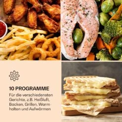 AeroVital Jumbo 3-in-1 Heißluftfritteuse Toaster Dörrautomat 1550 W 18 Liter 14 AeroVital Jumbo 3-in-1 Heißluftfritteuse Toaster Dörrautomat 1550 W 18 Liter -Klarstein Verkaufsgeschäft 10038339 de 0005 logo