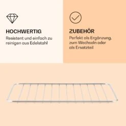 AeroVital Jumbo Heißluftfritteuse Grillrost Edelstahl -Klarstein Verkaufsgeschäft 10038343 de 0003 logo