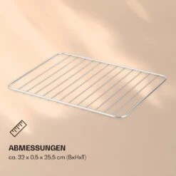 AeroVital Jumbo Heißluftfritteuse Grillrost Edelstahl -Klarstein Verkaufsgeschäft 10038343 de 0004 logo