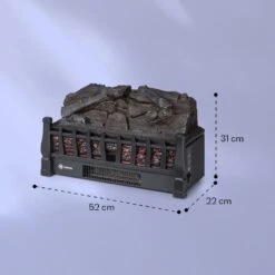 Kamini FXL 2G Elektrischer Kamin Kamineinsatz 1800 W LED-3D-Flammenillusion -Klarstein Verkaufsgeschäft 10038365 yy 0007 logo