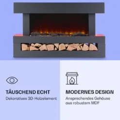 Studio Light & Fire 3 Smart Kamin 1000/2000W MDF WiFi-Steuerung -Klarstein Verkaufsgeschäft 10038384 de 0005 logo