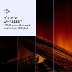 Studio Light & Fire 3 Smart Kamin 1000/2000W MDF WiFi-Steuerung -Klarstein Verkaufsgeschäft 10038384 de 0006 logo