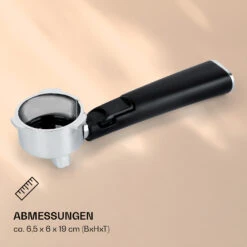 Pausa Espressomaker Siebträger Aluminiumlegierung Zubehör -Klarstein Verkaufsgeschäft 10038395 de 0004 logo