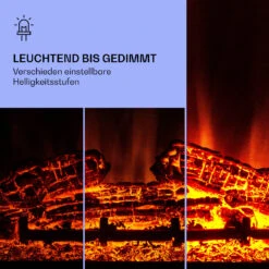 Fort Rock Elektrokamin 1800 W Heizfunktion 10 Bis 30 °C Fernbedienung -Klarstein Verkaufsgeschäft 10038396 de 0005 logo