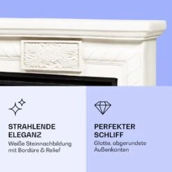 Frosty Peak Elektrischer Kamin 1800 W 10 Bis 30 °C Fernbedienung -Klarstein Verkaufsgeschäft 10038397 de 0003 logo