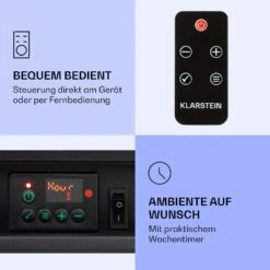 Beerenberg Elektrischer Kamin 1800 W 10 Bis 30 °C Fernbedienung 14 Beerenberg Elektrischer Kamin 1800 W 10 Bis 30 °C Fernbedienung -Klarstein Verkaufsgeschäft 10038398 de 0006 logo