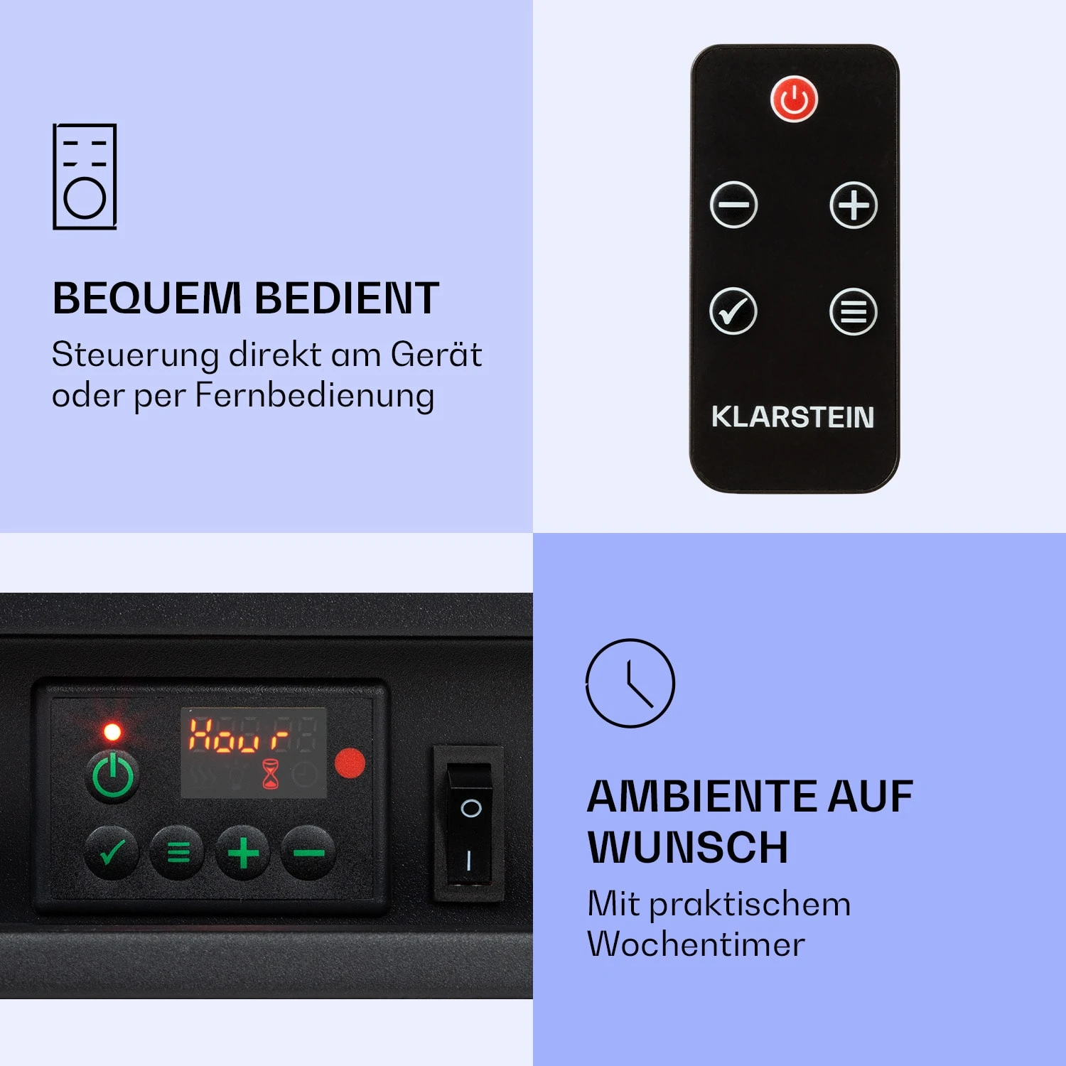 Beerenberg Elektrischer Kamin 1800 W 10 Bis 30 °C Fernbedienung 8 Beerenberg Elektrischer Kamin 1800 W 10 Bis 30 °C Fernbedienung – Bild 6