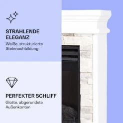 Nevis Peak Elektrischer Kamin 1800 W Heizfunktion 10 Bis 30 °C Fernbedienung -Klarstein Verkaufsgeschäft 10038399 de 0003 logo