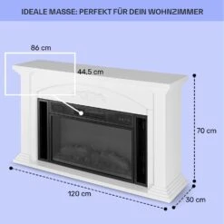 Saint Helens Elektrokamin 1900 W LED-Technik Fernbedienung 13 Saint Helens Elektrokamin 1900 W LED-Technik Fernbedienung -Klarstein Verkaufsgeschäft 10038615 de 0005 usp
