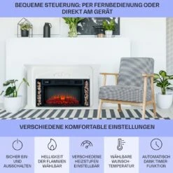 Saint Helens Elektrokamin 1900 W LED-Technik Fernbedienung 14 Saint Helens Elektrokamin 1900 W LED-Technik Fernbedienung -Klarstein Verkaufsgeschäft 10038615 de 0006 usp