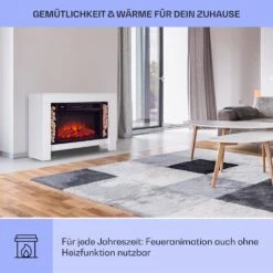 Studio Loft 2 Elektrokamin 1900 W LED-Technik Fernbedienung -Klarstein Verkaufsgeschäft 10038617 de 0004 usp