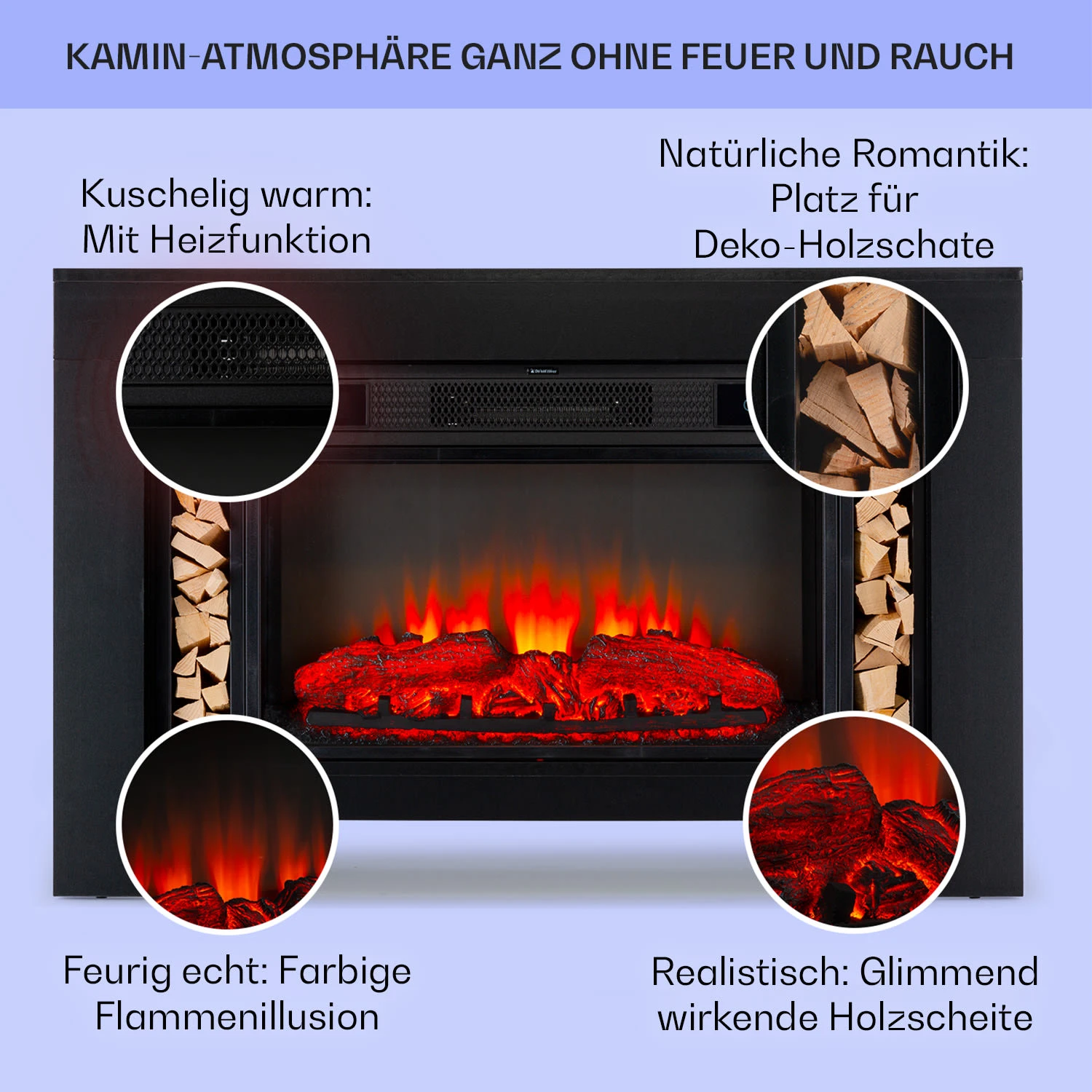 Studio Loft 2 Elektrokamin 1900 W LED-Technik Fernbedienung 4 Studio Loft 2 Elektrokamin 1900 W LED-Technik Fernbedienung – Bild 2
