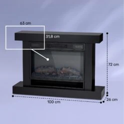 Vulsini Hideaway Elektrokamin 1900 W LED-Technik Fernbedienung 17 Vulsini Hideaway Elektrokamin 1900 W LED-Technik Fernbedienung -Klarstein Verkaufsgeschäft 10038619 yy 0008 dimensions