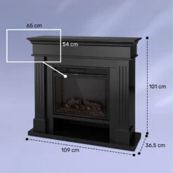 Las Pilas Elektrokamin Heizlüfter 900/1800W Wochentimer Fernbedienung 17 Las Pilas Elektrokamin Heizlüfter 900/1800W Wochentimer Fernbedienung -Klarstein Verkaufsgeschäft 10038630 yy 0008 dimensions