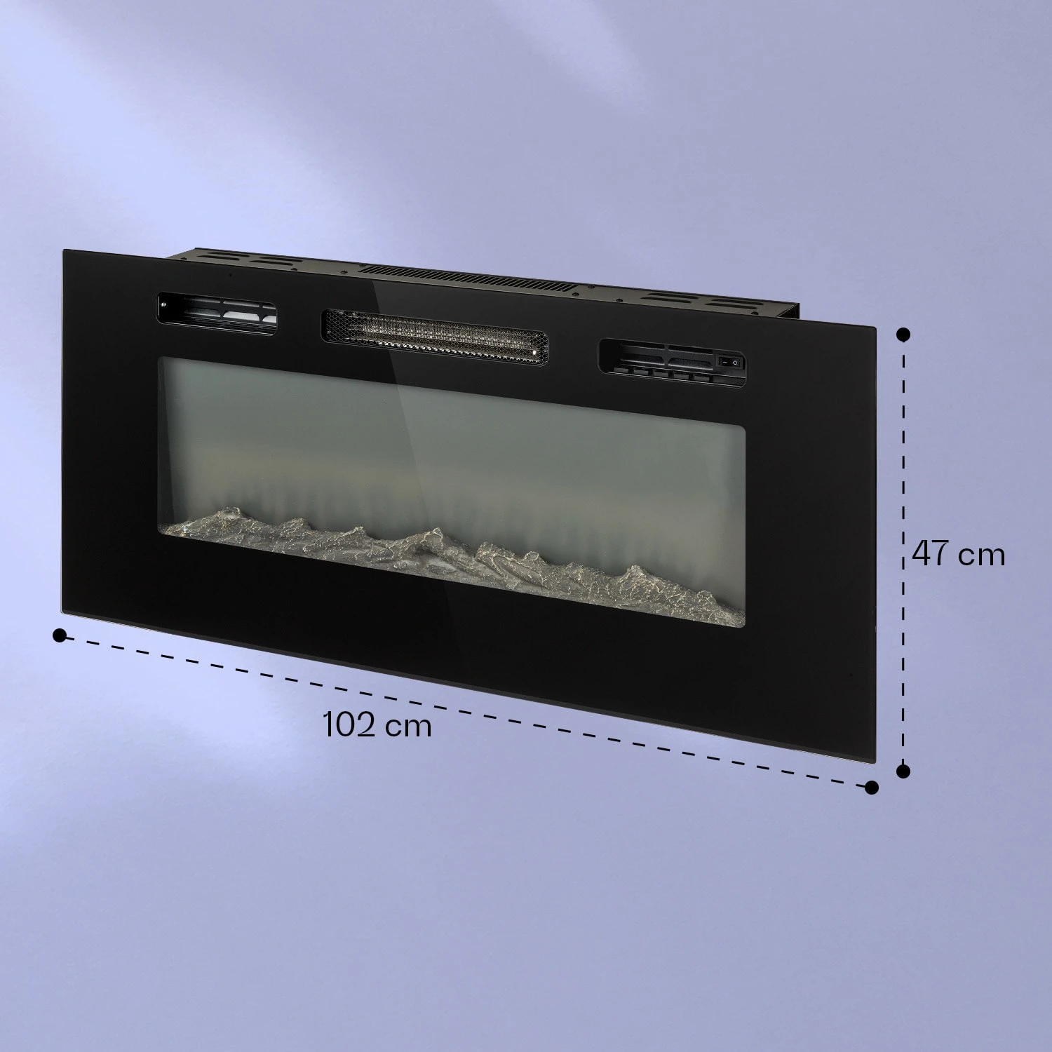 Galeras Elektrischer Wand- Und Einbaukamin 1800 W LED 3 Farben Timer 10 Galeras Elektrischer Wand- Und Einbaukamin 1800 W LED 3 Farben Timer – Bild 8