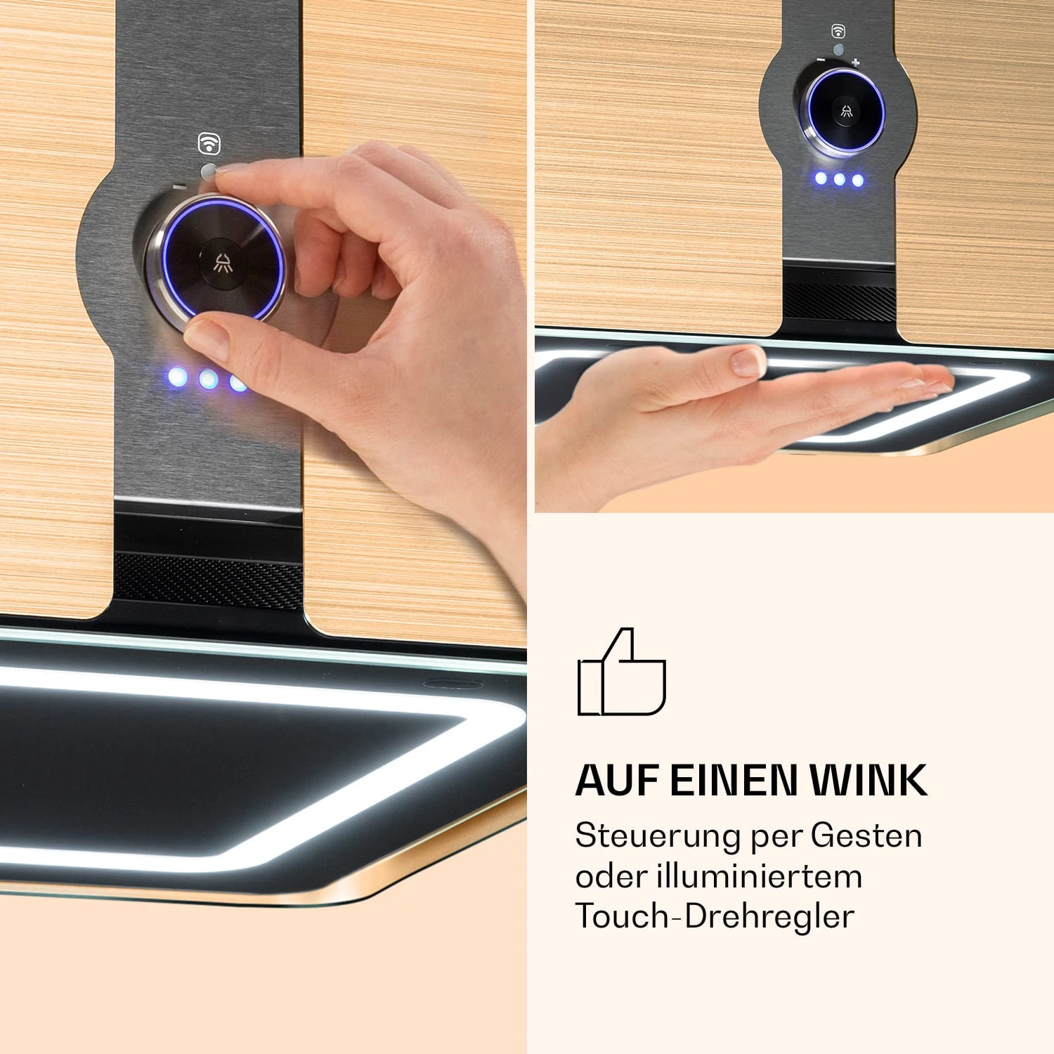 Futurelight Smart Inselabzugshaube Umluft 420m³/h LED Edelstahl 6 Futurelight Smart Inselabzugshaube Umluft 420m³/h LED Edelstahl – Bild 4