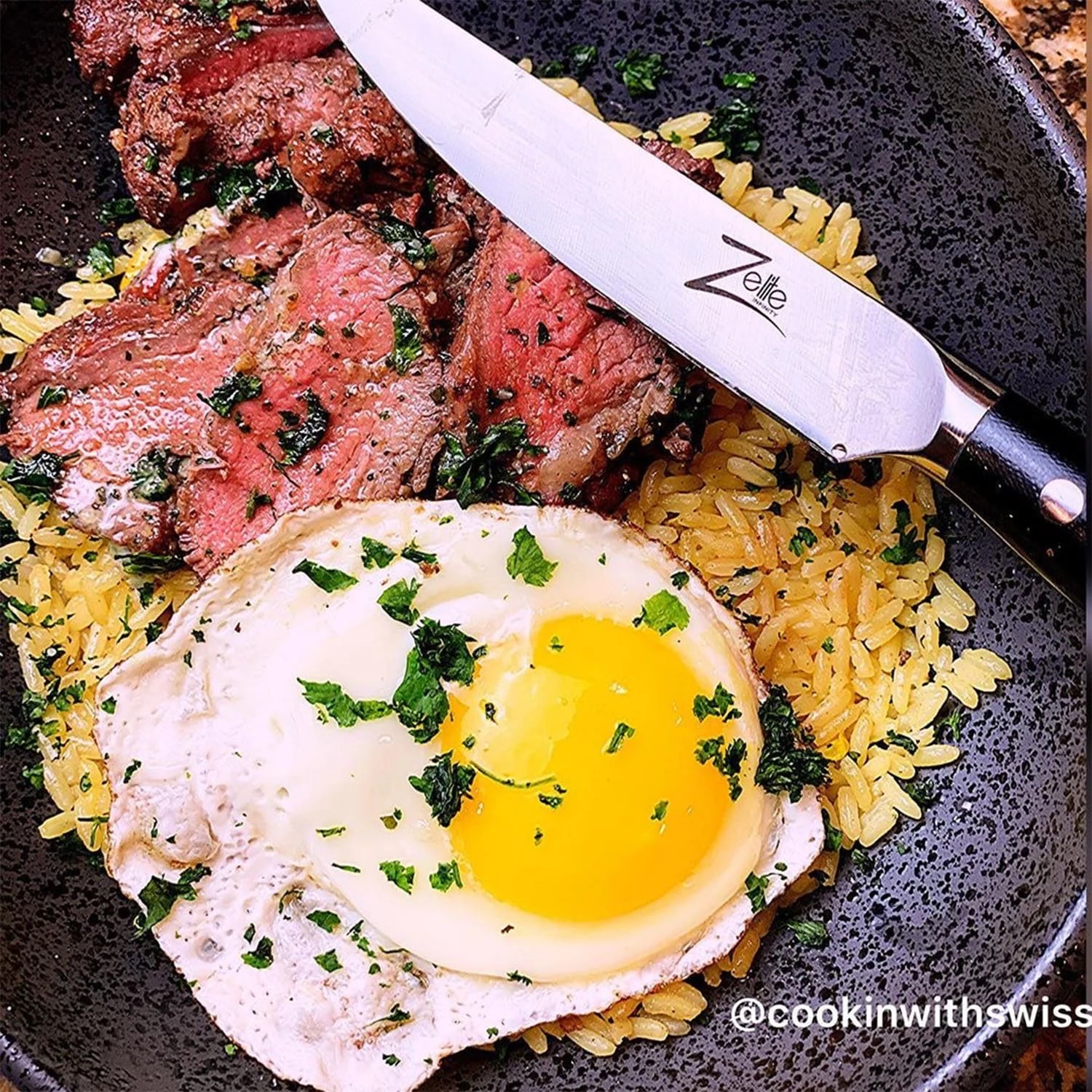 Alpha-Royal German 5" Steakmesser 4er-Set 56 HCR Edelstahl 6 Alpha-Royal German 5" Steakmesser 4er-Set 56 HCR Edelstahl – Bild 4