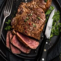 Alpha-Royal German 5" Steakmesser 4er-Set 56 HCR Edelstahl 16 Alpha-Royal German 5" Steakmesser 4er-Set 56 HCR Edelstahl -Klarstein Verkaufsgeschäft 10039006 yy 0007 logo