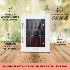 Beersafe M Quartz Kühlschrank 33 Liter 2 Böden Panoramaglastür -Klarstein Verkaufsgeschäft 10039425 DE 0005 usp
