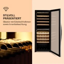 Klarstein Vinamour 77 Duo Weinkühlschrank 191 Liter 5 - 20 °C 2 Kühlzonen -Klarstein Verkaufsgeschäft 10039771 de 0003 logo