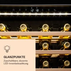 Klarstein Vinamour 77 Duo Weinkühlschrank 191 Liter 5 - 20 °C 2 Kühlzonen -Klarstein Verkaufsgeschäft 10039771 de 0006 logo