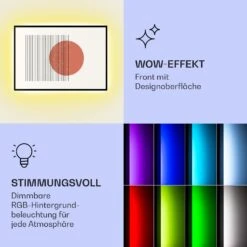 Mojave 750 Smart 2-in-1 Heizgerät Infrarot Konvektor 85x60cm 750W RGB-Licht -Klarstein Verkaufsgeschäft 10039820 de 0003 logo