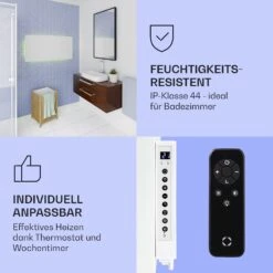 Mojave 1000 Smart 2-in-1 Heizgerät Infrarot Konvektor 120x60cm 1000W RGB-Licht -Klarstein Verkaufsgeschäft 10039823 de 0006 logo