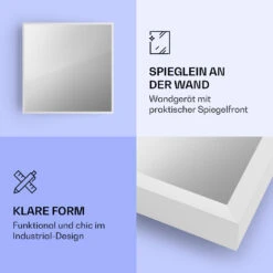 La Palma 500 Smart 2-in-1 Heizgerät Infrarot Konvektor 60x60cm 500W Spiegelfront -Klarstein Verkaufsgeschäft 10039828 de 0003 logo