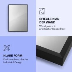 La Palma 750 Smart 2-in-1 Heizgerät Infrarot Konvektor 85x60cm 750W Spiegelfront -Klarstein Verkaufsgeschäft 10039831 de 0003 logo