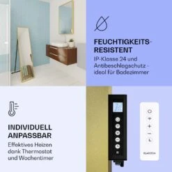 La Palma 900 Smart Infrarotstrahler Konvektor 40x160cm 900W Spiegel Standfuß -Klarstein Verkaufsgeschäft 10039842 de 0007 logo