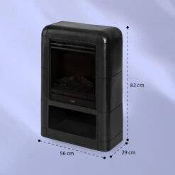 Dukono Elektrokamin 1800 W LED-Flammen Heizlüfter Timer Holzfach -Klarstein Verkaufsgeschäft 10039850 yy 0007 logo