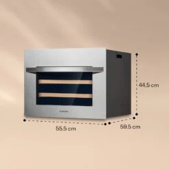 Vinsider 24 Built-In Uno Weinkühlschrank Einbaugerät 1 Zone 24 Flaschen Edelstahl 15 Vinsider 24 Built-In Uno Weinkühlschrank Einbaugerät 1 Zone 24 Flaschen Edelstahl -Klarstein Verkaufsgeschäft 10039913 yy 0006 logo