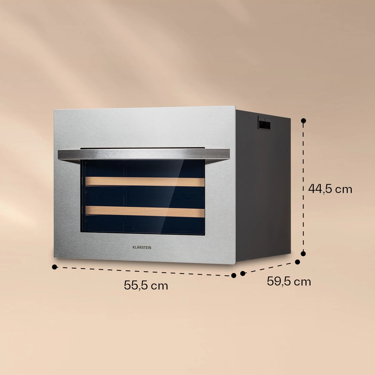 Vinsider 24 Built-In Uno Weinkühlschrank Einbaugerät 1 Zone 24 Flaschen Edelstahl 8 Vinsider 24 Built-In Uno Weinkühlschrank Einbaugerät 1 Zone 24 Flaschen Edelstahl – Bild 6