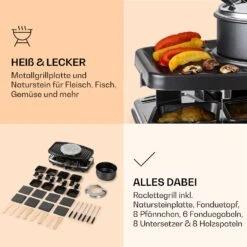 Entrecote 2-in-1 Raclette-Grill & Fondue Naturstein 1100W 8 Personen 13 Entrecote 2-in-1 Raclette-Grill & Fondue Naturstein 1100W 8 Personen -Klarstein Verkaufsgeschäft 10039922 de 0005 logo