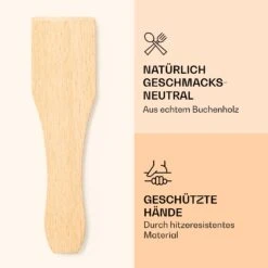 Raclette Spatulas Holzspatel Pfannenwender Zubehör 8 Stück Für Raclette-Pfännchen -Klarstein Verkaufsgeschäft 10039924 de 0003 logo