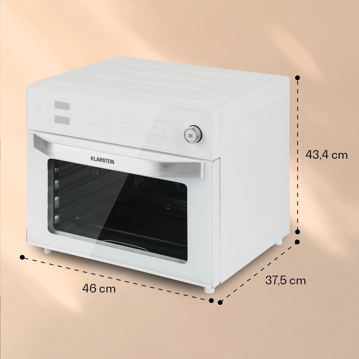 Vigor Air Heißluftfritteuse 1800 W 30 Liter 18 Programme 10 Vigor Air Heißluftfritteuse 1800 W 30 Liter 18 Programme – Bild 8