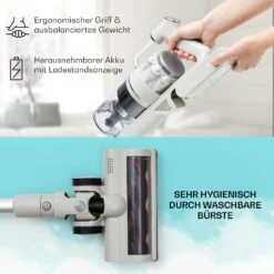 LARMA Staubsauger Kabellos Beutellos Akku 45 Min Laufzeit Max. LED -Klarstein Verkaufsgeschäft 10040033 de 0006 logo