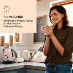 Aquavita Chalet Wasserkocher 1,7 Liter 2200 Watt Temperaturanzeige Edelstahl 11 Aquavita Chalet Wasserkocher 1,7 Liter 2200 Watt Temperaturanzeige Edelstahl -Klarstein Verkaufsgeschäft 10040038 de 0002 logo