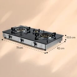 Barzona 3 Campingkocher 3 Brenner 3,4 / 0,75 / 4,3 KW Glas Edelstahl 19 Barzona 3 Campingkocher 3 Brenner 3,4 / 0,75 / 4,3 KW Glas Edelstahl -Klarstein Verkaufsgeschäft 10040046 yy 0011 dimensions
